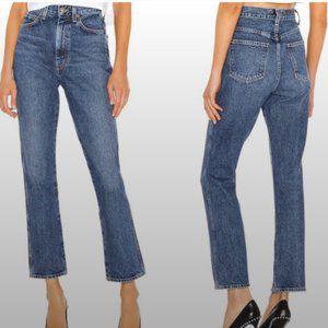 AGOLDE Pinch Waist High Rise Kick Jeans Straight Leg Denim Size 24